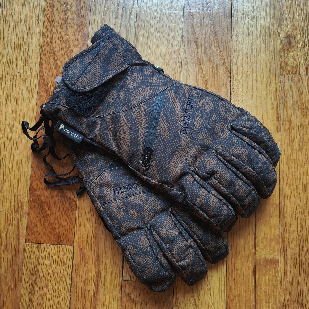 Burton Brown Patterned Gloves